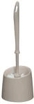 WENKO WC-Garnitur Economic Taupe - WC-B&uuml;rstenhalter, Kunststoff, 11.5 x 36 x...