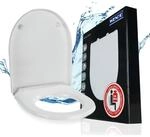 WENKO Toilettendeckel mit Absenkautomatik, hohe Belastbarkeit bis 300 kg, abnehmbar,