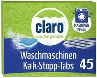 claro Kalk-Stopp Tabs 45 St&uuml;ck - Kalkentferner f&uuml;r die Waschmaschine,