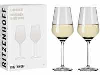 RITZENHOFF 3641002 Weißweinglas 300 ml – Serie Fjordlicht Nr. 2 – 2 Stück mit