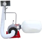 Holzmann Maschinen ABS850DBK_230V Absaugsystem 56 Liter 750 Watt