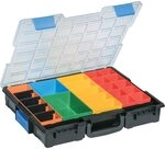 Allit Kleinteilekoffer 454210 mit Verbindungsclips, herausnehmbaren Boxen und