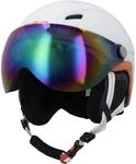 CMP - Wa-2 Skihelm mit Visier, Wei&szlig;, XL