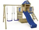 WICKEY Spielturm Kletterger&uuml;st Smart Cave mit Schaukel & Rutsche, Outdoor Kinder