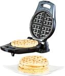 Rosenstein & S&ouml;hne Elektrisches Waffeleisen: Wendbares Waffeleisen mit stufenloser