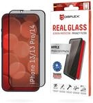 Privacy Schutzglas f&uuml;r iPhone 17e/16e/14/13 Pro/13 (10H), Eco-Montagerahmen 