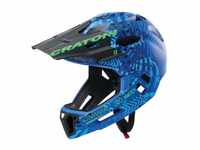 Cratoni Unisex – Erwachsene C-maniac Helmet, Blau/Grün Matt, S