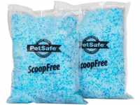 Petsafe Premium Silikat Katzenstreu Doppelpack Scoopfree, Beseitigt Gerüche und