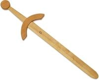 BestSaller 1101 Ritterschwert K&ouml;nig Artus Holz 57cm lang, Natur, Fasching,...