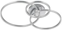 Trio Leuchten LED Deckenleuchte Winona 670810607, Metall Nickel matt, inkl. 56 Watt