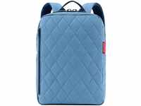 reisenthel classic backpack M rhombus blue - durchdachter Rucksack, modernes...