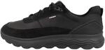 Geox Herren Spherica U Sneakers, Black 01, 43 EU