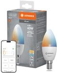 LEDVANCE Smarte LED-Lampe mit WiFi Technologie, Sockel E14, Dimmbar, Lichtfarbe