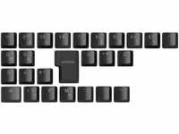Glorious Gaming 26x ABS Doubleshot Keycaps V2 (Deutsch-Layout) - Dual Molded Design,