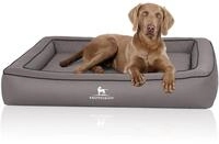Knuffelwuff Orthop&auml;disches Hundebett aus Laser gestepptem Kunstleder Hampstead...