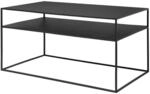 blomus Wohnzimmertisch FERA | Black | 90L x 50B x 45H cm | Sofatisch Schwarz 