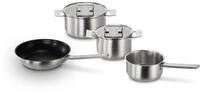 Bosch HEZ9SE040 Zubeh&ouml;r f&uuml;r Kochfelder, 4-teiliges Kochgeschirr-Set: 3 T&ouml;pfe, 1