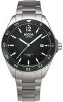 Boccia Herren Armbanduhr in der Farbe Silber mit Titanarmband, Geh&auml;usedurchmesser: