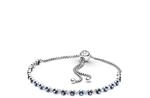 Pandora Timeless Armband, rhodiniertes Sterlingsilber, mit mondlichtblauem...