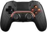 DELTACO GAMING Wireless PS4 & PC Controller Controller PlayStation 4, PC,...