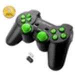 Esperanza EGG108G Wireless Gamepad 2,4Ghz PS3/PC USB Gladiator Schwarz/Gr&uuml;n