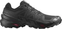 Salomon Herren Speedcross 6 Sneaker, Schwarz/Schwarz/Phantom, 48 EU