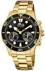 Lotus Herren Hybrid Smartwatch Connected Edelstahl 316L Gold - Analoge Uhr - 10 ATM