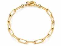 Leonardo gold Estrella Clip&Mix Armband aus Edelstahl 1 Stück, goldfarbenes Armband
