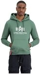 Alpha Industries Herren Basic Hoody Kapuzenpullover (1er Pack)