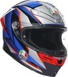 AGV K-6 S Slashcut Helm, schwarz/rot/blau, L (59/60)