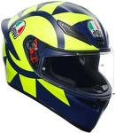 AGV K-1 S Soleluna 2018 Helm, blau/gelb, M (57/58)