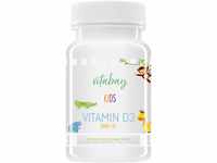 Vitabay Vitamin D3 1000 IE • 120 vegane Lutschtabletten für Kinder • Zum