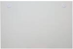STIER Schreibtischplatte 140x80cm, wei&szlig;, melaminbeschichtet, 25mm dick, mit