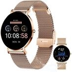 XCOAST SIONA 2 Damen Smartwatch Ros&eacute;gold &ndash; 1,3&Prime; AMOLED, Elegante Fitnessuhr mit