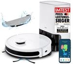 MEDION Saugroboter mit Absaugstation und Wischfunktion X20 SW+ (Lasernavigation,