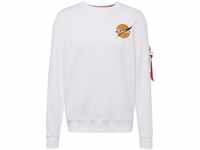 Alpha Industries NASA Davinci Sweater Sweatshirt für Herren White