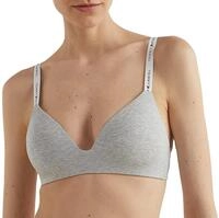 Tommy Hilfiger Damen Triangel BH Stretch, Grau (Light Grey Heather), XS