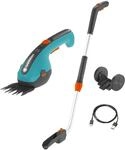Gardena Set Akku-Grasschere ClassicCut Li: Rasenkantenschere mit 8 cm Schnittbreite
