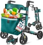 KESSER Leichtgewicht Rollator faltbar mit Sitz, Griff, Tasche, schmal f&uuml;r...