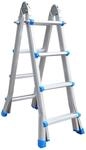 Klappleiter Teleskopleiter Stehleiter 4x4 Mehrzweckleiter Alu Leiter