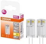 Osram LED Pin Lampe mit G4 Sockel, Warmweiss (2700K), 12V-Niedervoltlampe, 0.9W,