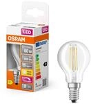 Osram Dimmbare Filament LED Lampe mit E14 Sockel, Warmweiss (2700K), Tropfenform,