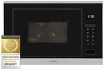 Exquisit EMW25-G-020 Inox | 60cm Einbaumikrowelle | Grillfunktion | Touch | Timer 