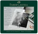 Faber-Castell 115224 - Bleistifte Set Pitt Graphite Matt & Castell 9000, 20-teilig,