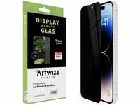 Artwizz PrivacyGlass Schutzglas kompatibel mit iPhone 14 Pro - Displayschutz mit