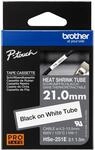 Original Brother Pro Tape HSe-251E Schrumpfschlauch &ndash; schwarz auf wei&szlig;
