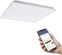 EGLO connect.z Smart-Home LED Panel Herrora-Z, Deckenlampe L x B 45 cm, ZigBee, App