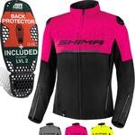 SHIMA DRIFT Motorrad Jacke Damen mit Protektoren AIRFORCE R&uuml;ckenprotektor