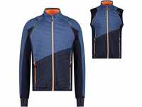 CMP M Jacket Detachable Blau - PrimaLoft Warme atmungsaktive Herren Softshell...