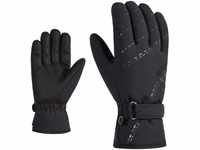 Ziener Damen KORVA Ski-Handschuhe/Wintersport | warm atmungsaktiv, black, 8,5